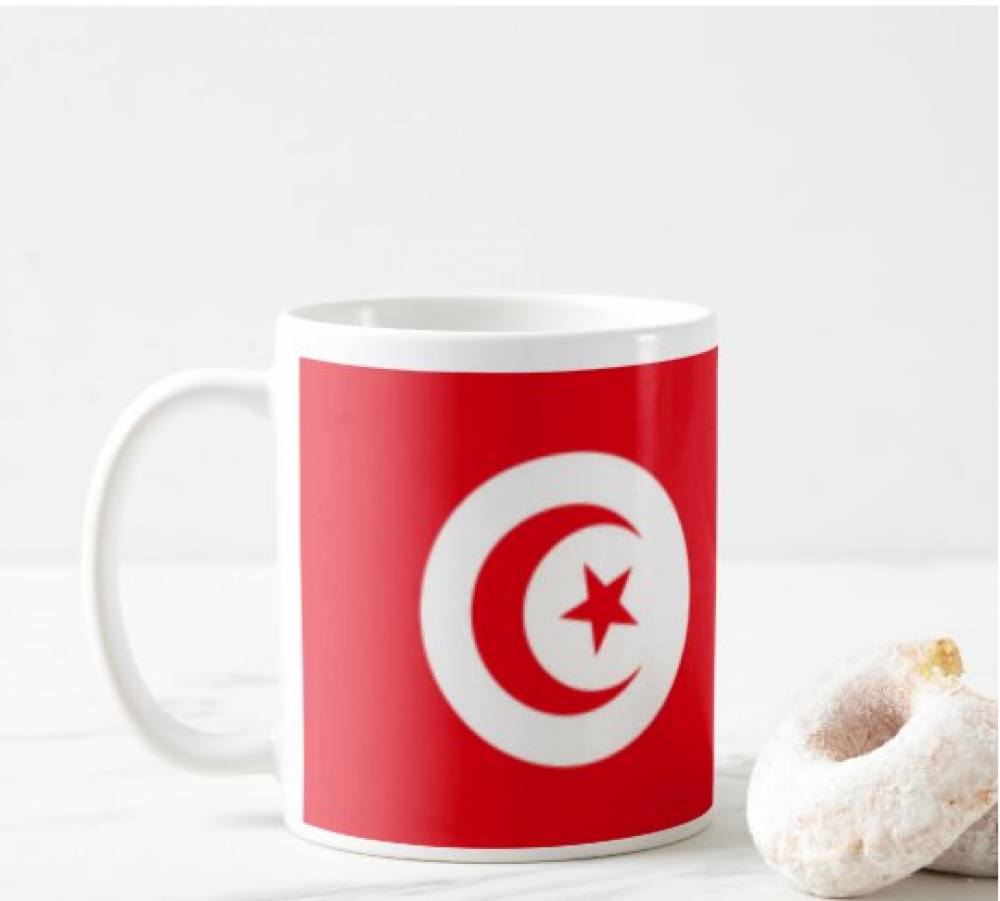 علم دولة تونس مطبوع من ع كيفي