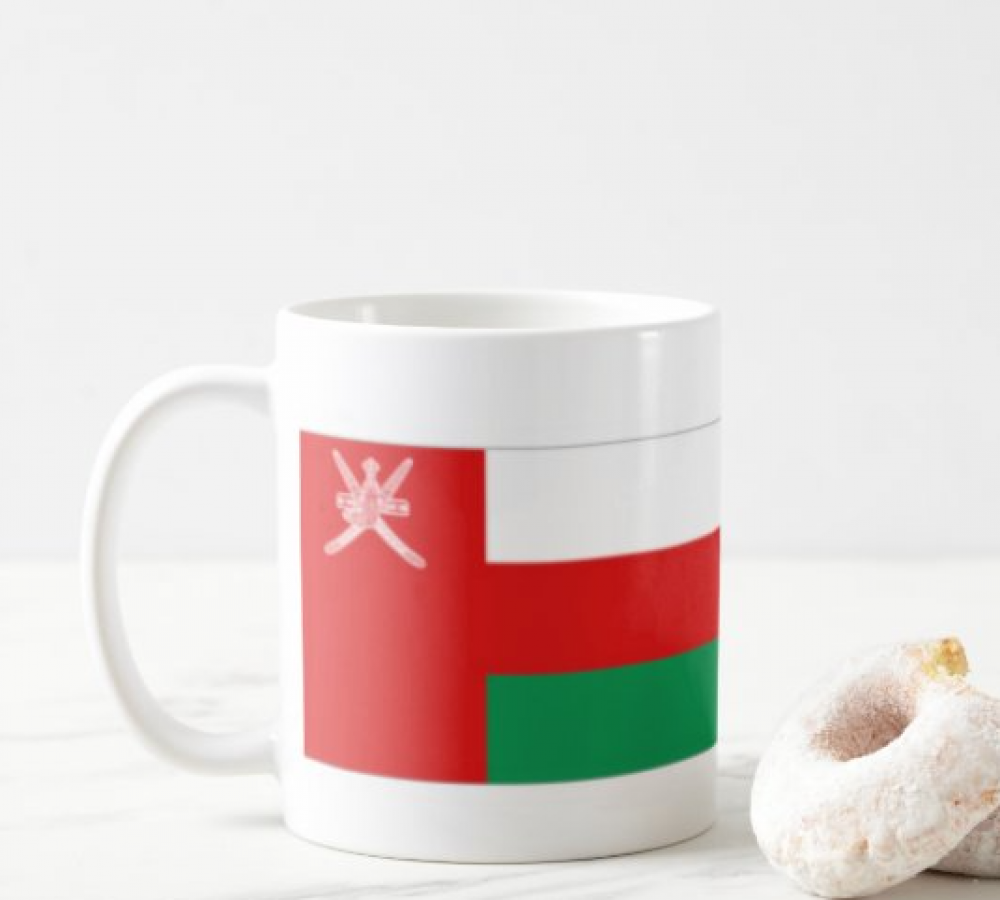 كوب علم دولة عمان مطبوع من ع كيفي