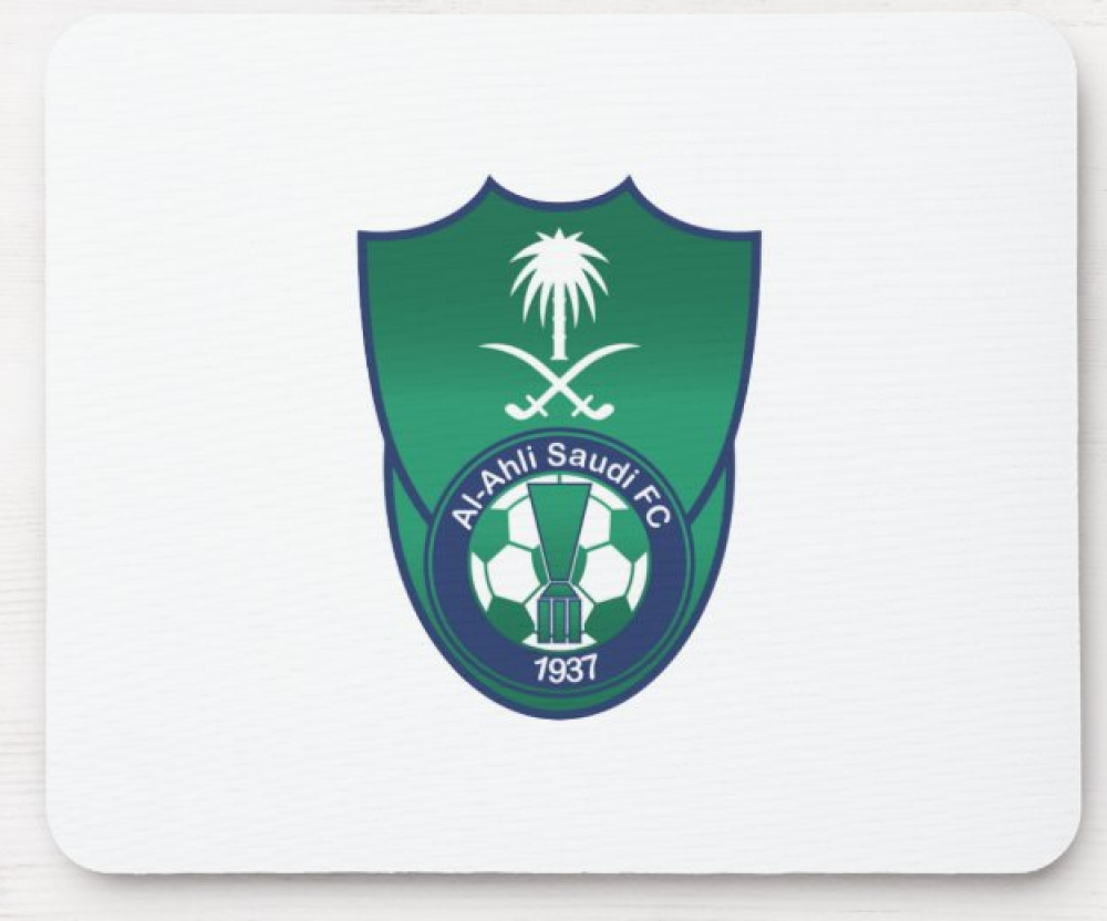 ماوس باد شعار نادي الاهلي السعودي مطبوع من ع كيفي