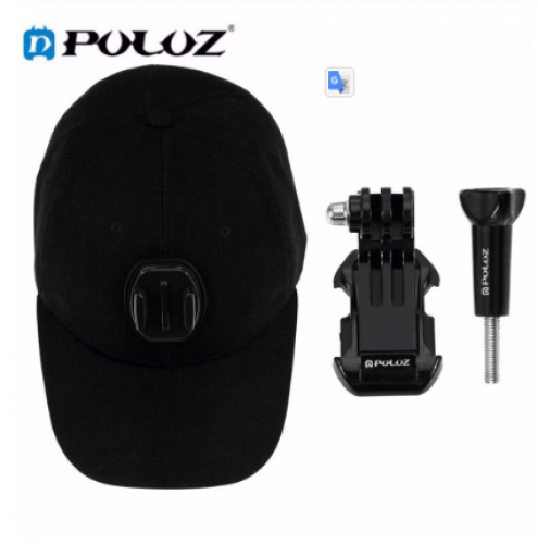 قبعة مدمج عليها قاعدة للكاميرات الرياضية