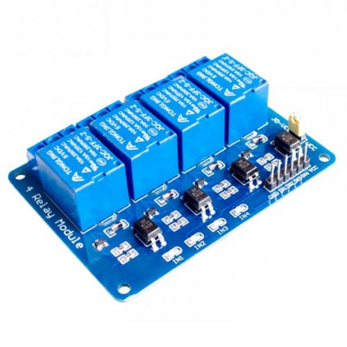 4 Channel Relay Module with light coupling 5V