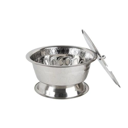 بادية شوربة استيل منقوش حجم صغير