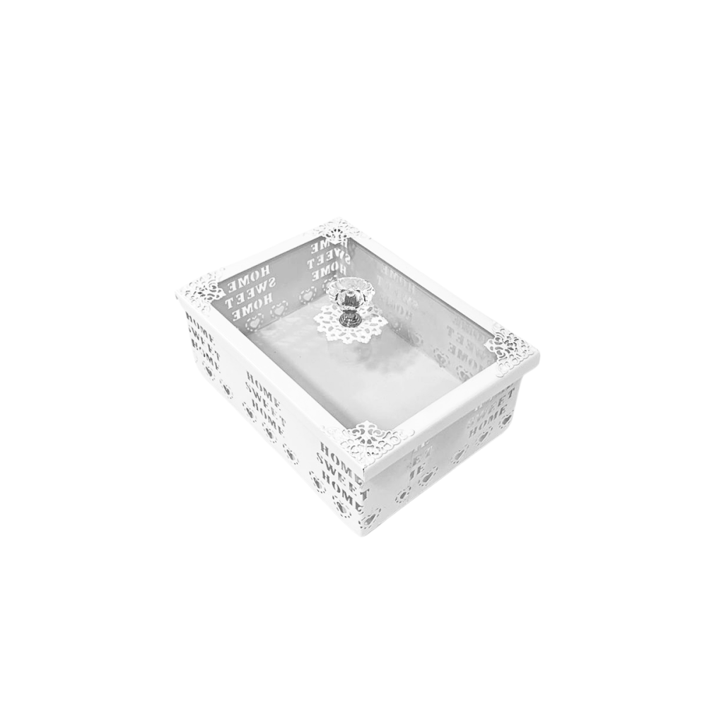 صندوق حديد للهدايا و تقديم الضيافة مستطيل