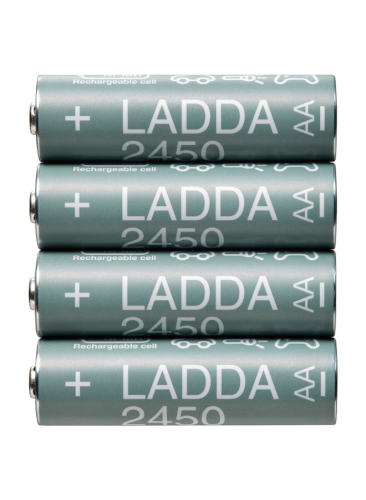 بطارية قابلة للشحنHR06 AA 1.2V ‎2450mAh‏