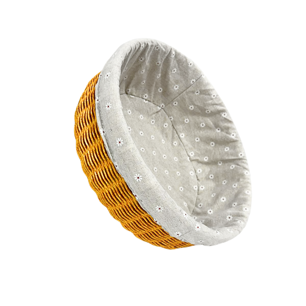 سلة مدور نايلون بغطاء مقاس 27 سم