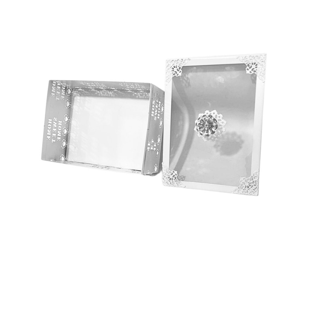 صندوق حديد للهدايا و تقديم الضيافة مستطيل