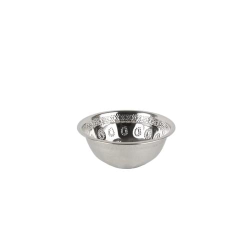 طاسة استيل هندي منقوش مقاس 18