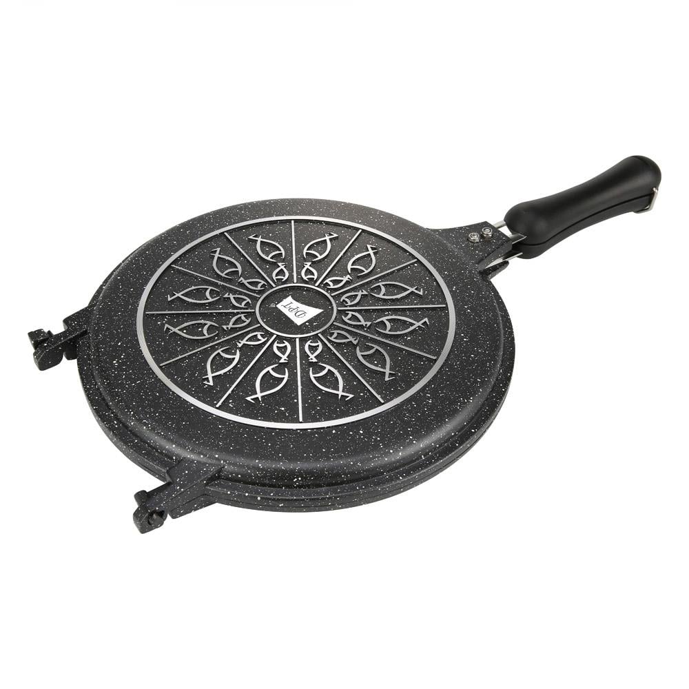 مقلاة طبخ مزدوجة دائرية بطبقة سيراميك داخلية 28 سم