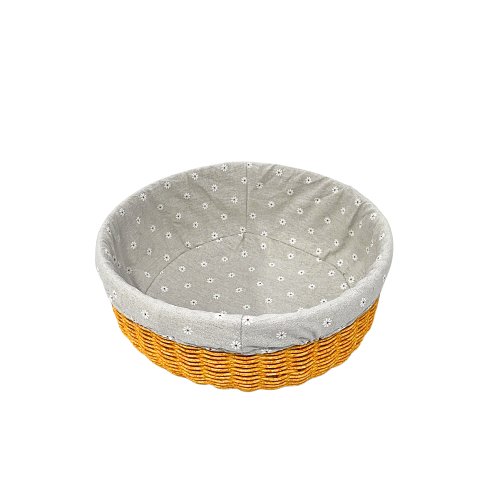 سلة مدور نايلون بغطاء مقاس 27 سم