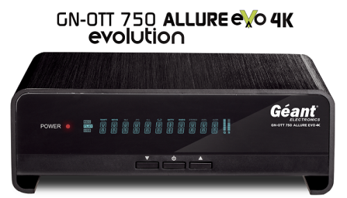 رسيفر جيون اندرويد فوركي Geant ott 750 Evo 4k Allu...