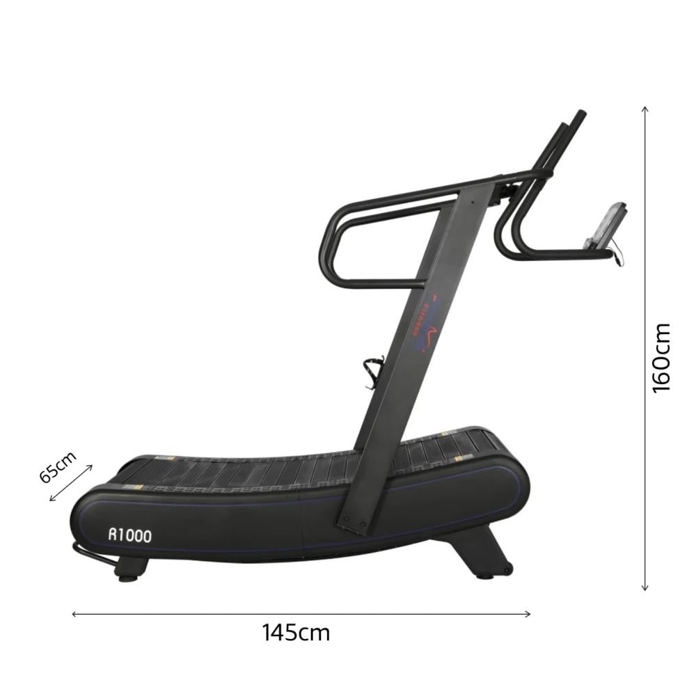 Treadmill without electricity self propelled R1000 Al Amoudi Fitness