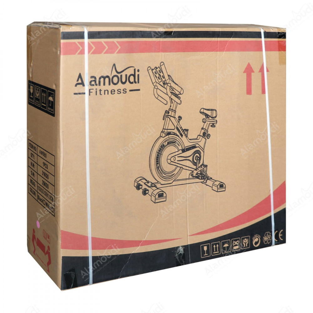 Stationary Exercise Bike AM980 Pinky Al Amoudi Fitness