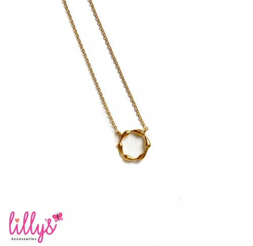 سلسال دائرة السعادة ذهبي