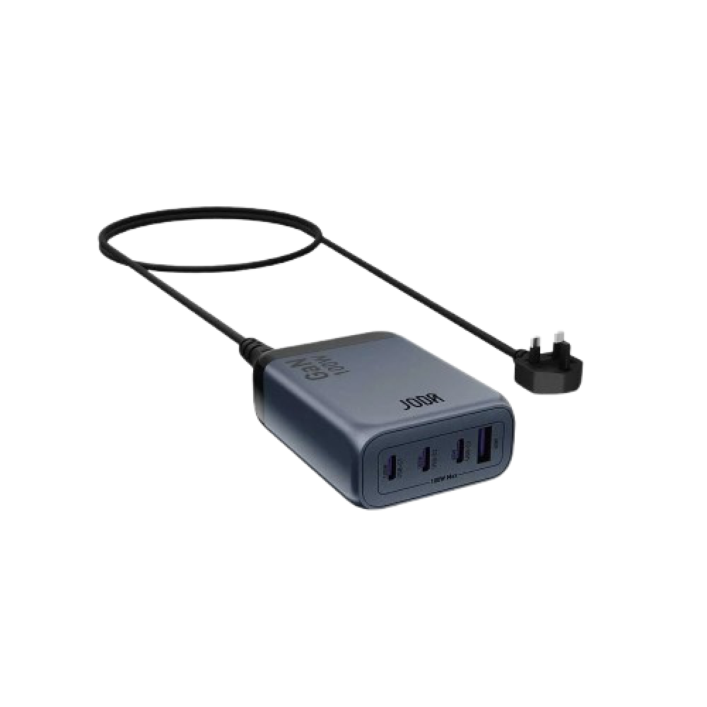 منصة شحن JODA فولتيكس بقوة 100 واط بثلاث منافذ تايب سي و منفذ يو اس بي