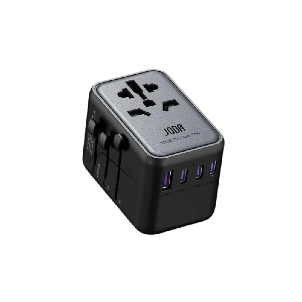 فيش سفر JODA TOUR متعدد المداخل بقوة 70 واط اربع منافذ تايب سي و منفذ يو اس بي