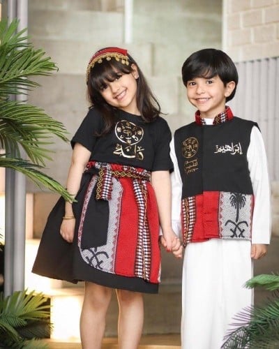 مجموعه يوم التأسيس تيشرت+تنوره