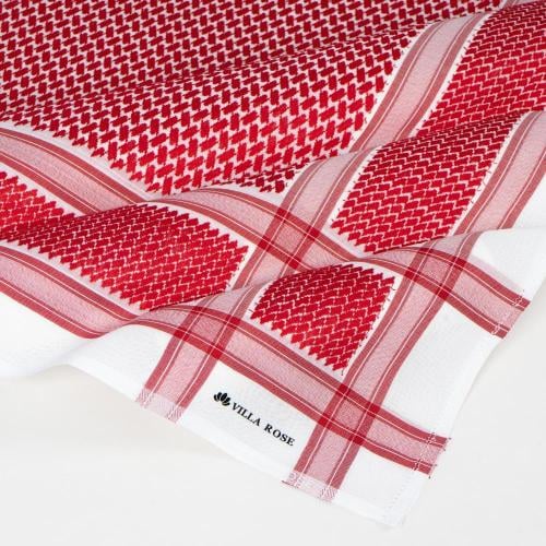 شماغ فيلا روز أحمر شبابي آخر اصدار 2025