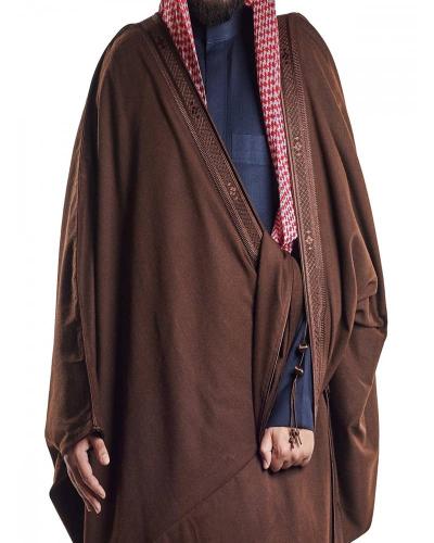 بشت شتوي ملكي لون عودي