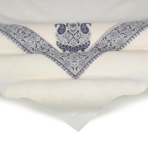 غترة كشميري صوف 100٪ من باشمينا موديل B2 لون كحلي آخر اصدار 2025