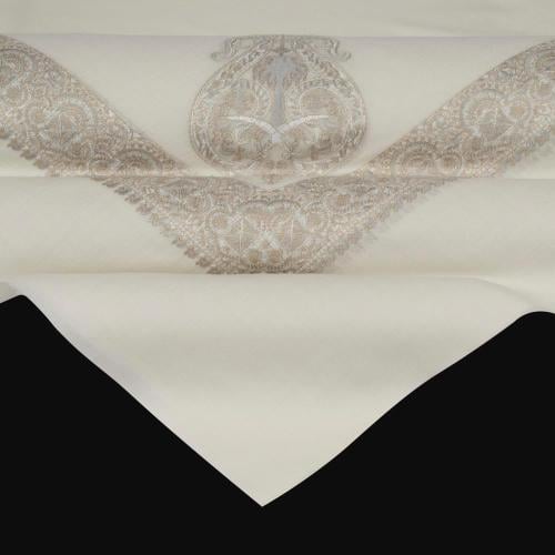 شال باشمينا ملكي فاخرصوف كشميري 100% - بتصميم السيفين والنخلة اصدار 2026