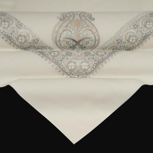 شال باشمينا ملكي فاخرصوف كشميري 100% - بتصميم السيفين والنخلة اصدار 2026