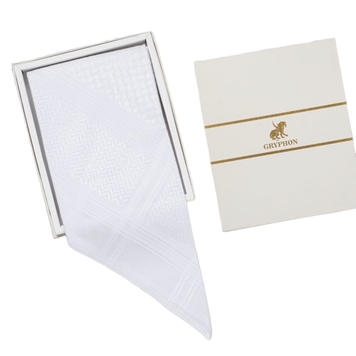 شماغ قريفون ابيض اصدار 2024