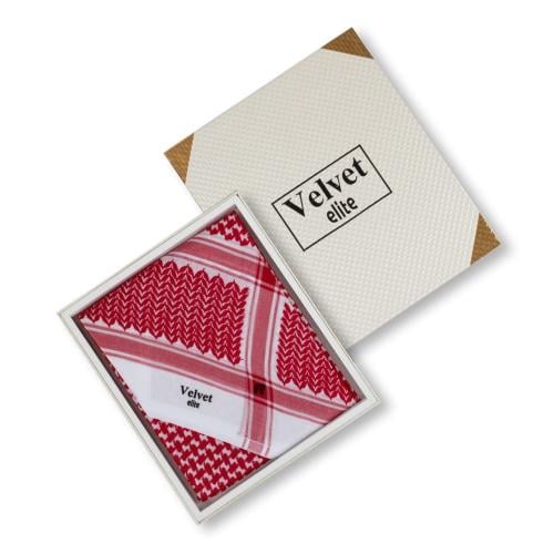 شماغ فلفت اليت كلاسيك لون أحمر دم الغزال 2024 اخر اصدار