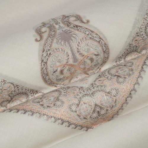 شال باشمينا ملكي فاخرصوف كشميري 100% - بتصميم السيفين والنخلة اصدار 2026