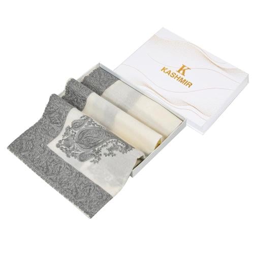 غترة كشميري صوف 100٪ موديل R14 آخر اصدار 2025