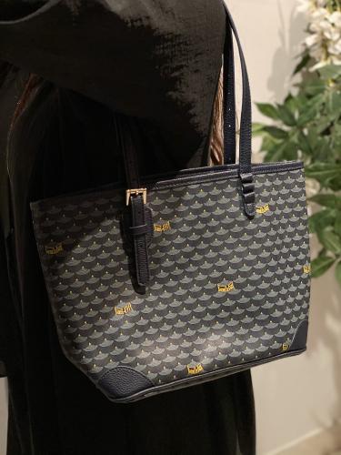 FLP tote bag small size- navy blue