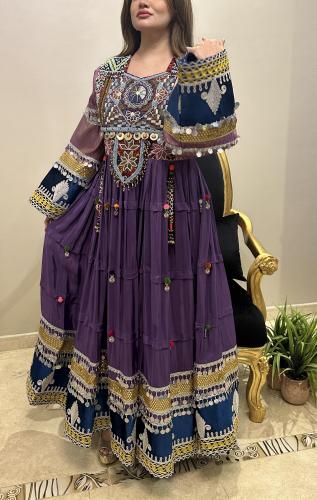 جلابيه تصميم انتيك بالخرز والاحجار