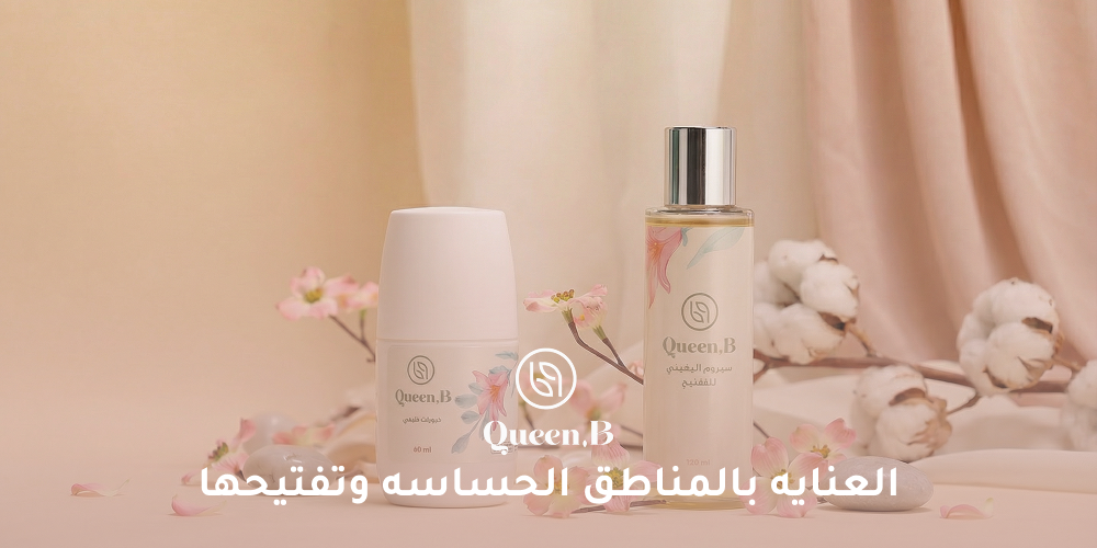 العنايه بالمناطق الحساسه وتفتيحها