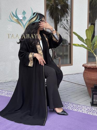 عباية كريب سبيشل مع شك بالخيوط ،القصة استريت