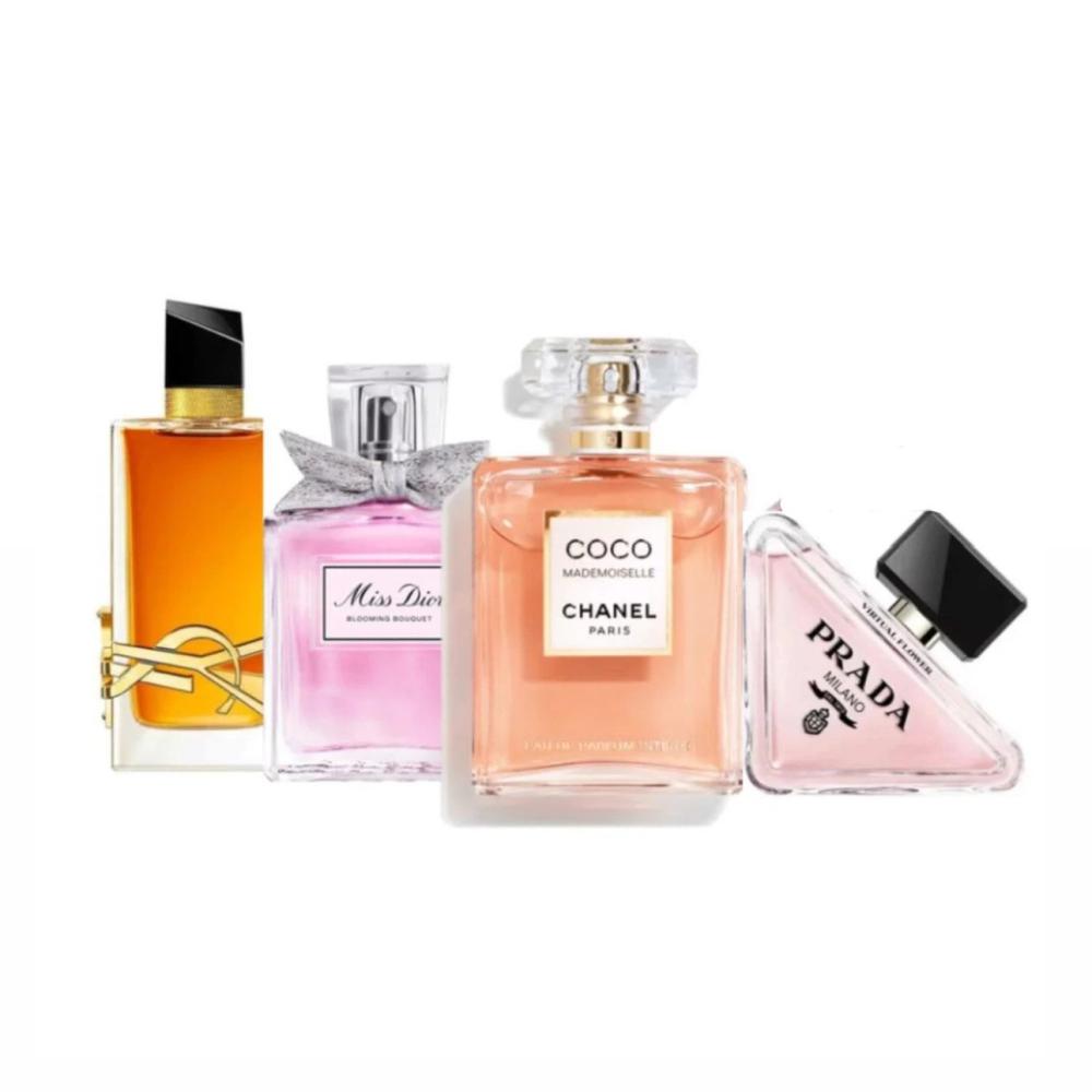 اربع عطور (كوكو شانيل-برادا -ليبر-مس ديور)