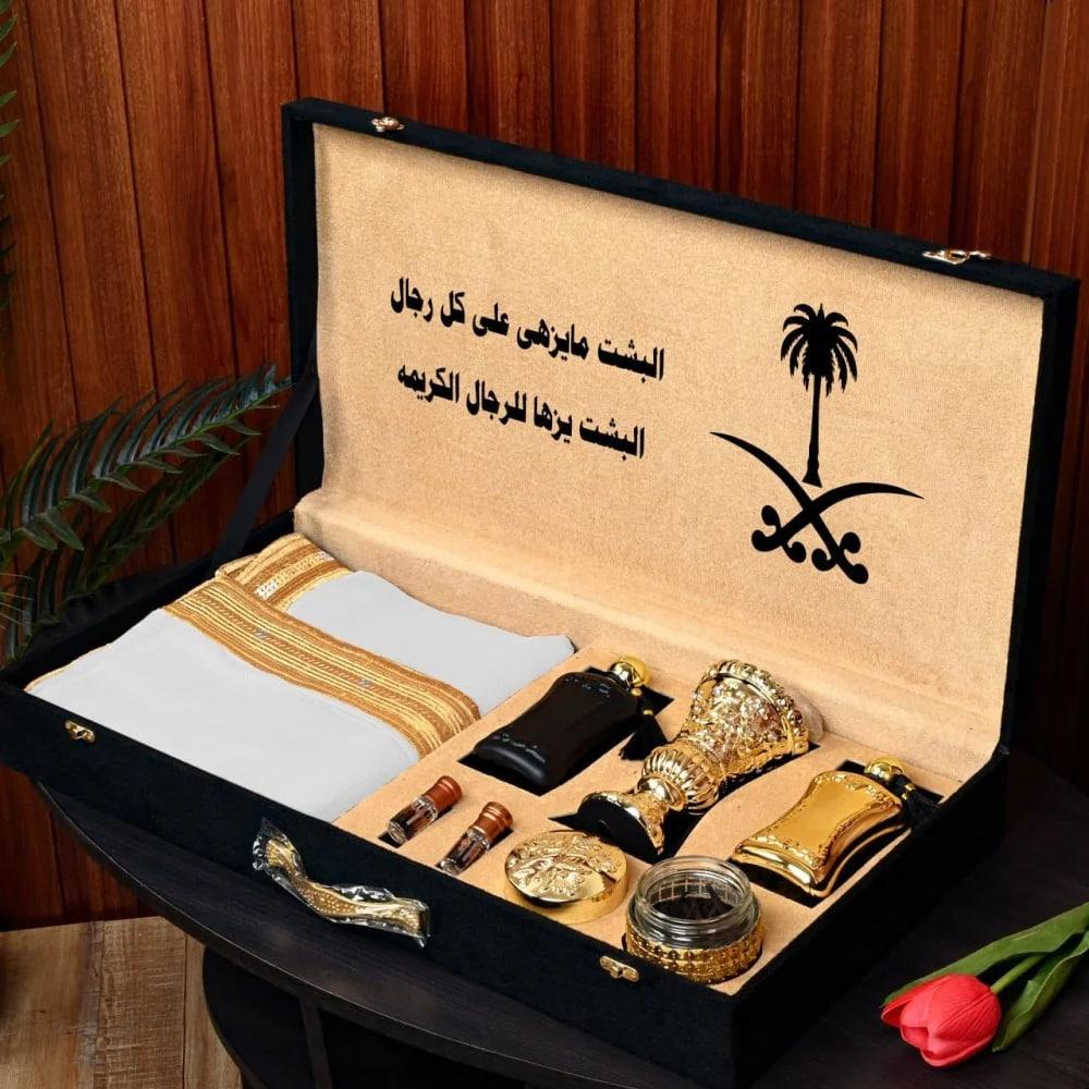 بوكس هدية زواج ستجد في هذا البوكس مجموعة متنوعة من الإكسسوارات الرجالي