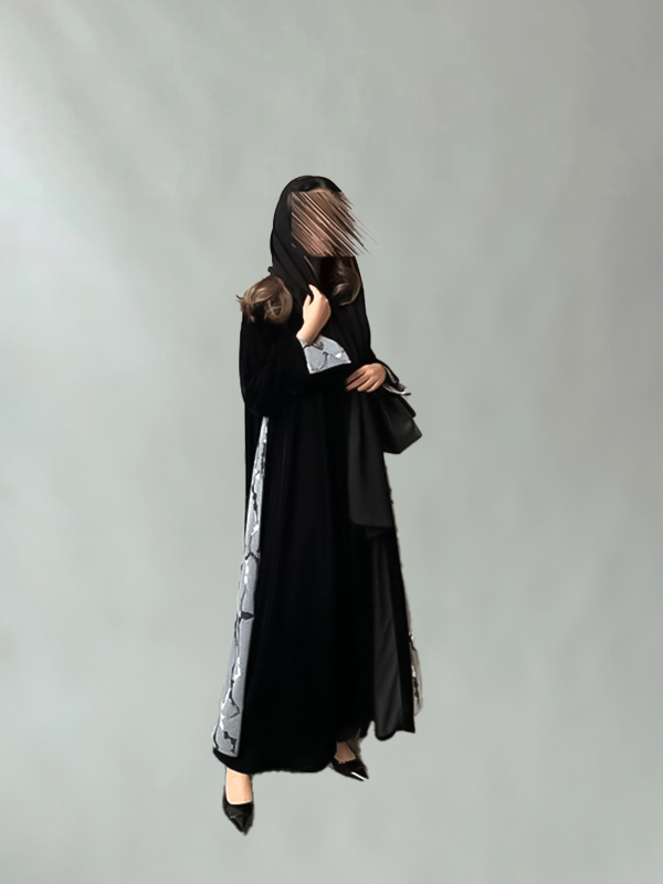 عبايه مخمل كوري