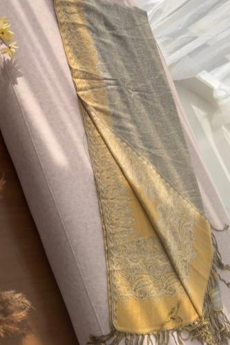 Ksh10شال كشميري يلبس عالجهتين