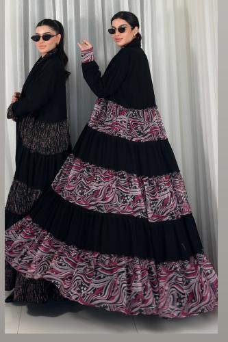 عباية الطبقات الشيفون