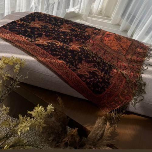 Ksh13شال كشميري يلبس عالجهتين