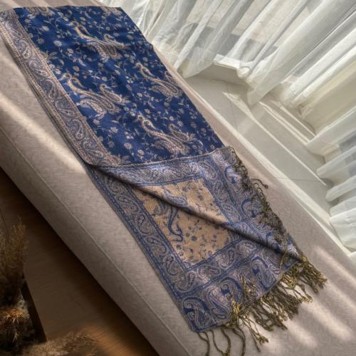 Ksh8 شال كشميري يلبس عالجهتين