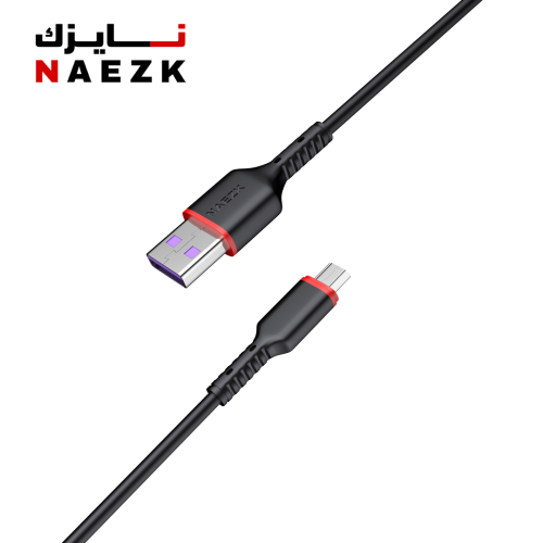 كيبل مايكرو USB نوع ربل 1.2 متر ماركة نايزك NAEZK