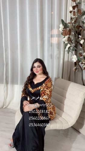 جلابيه قطن كويتي اسود