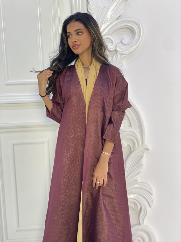 عبايات عزة المتميزة - عباية ملونه