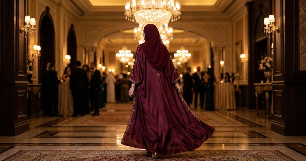 عبايات سهرة ملونة 2026 | أفضل ألوان عبايات السهرة للمناسبات - عزة المتميزة