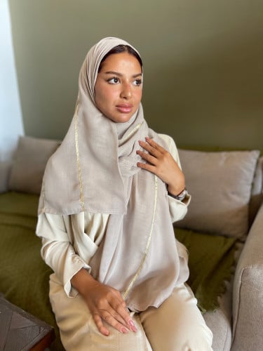طرحه بوال بيج بشريط ذهبي