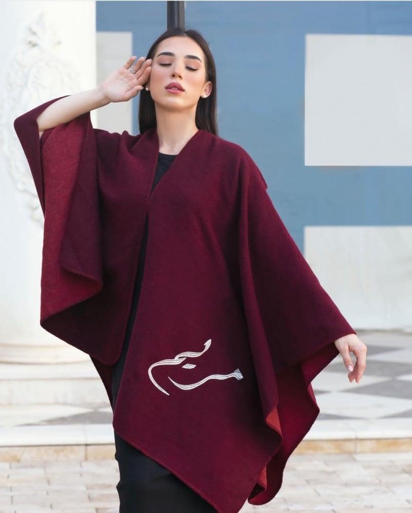 شال سكارف مطرز بالاسم