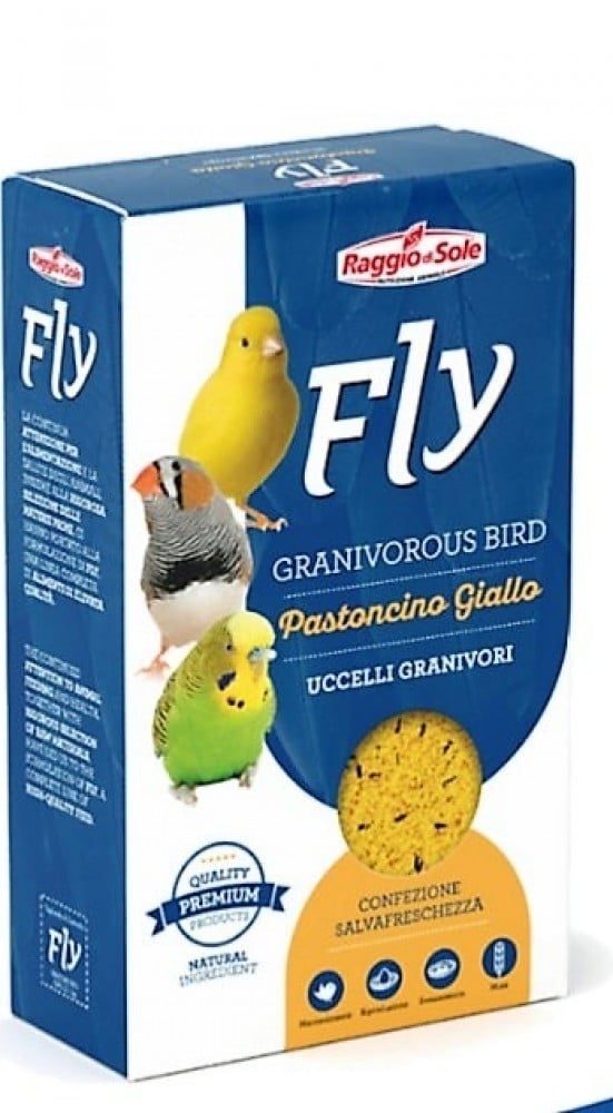باتيه اصفر بالعسل والبيض 300 جرام من فلاي Fly طعام طيور اكل ببغاء روز