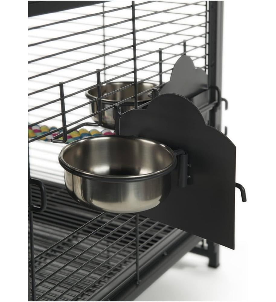 قفص طيور قفص ببغاء حديدي لتربية الطيور - حجم كبير لطيور المتوسطه والكب