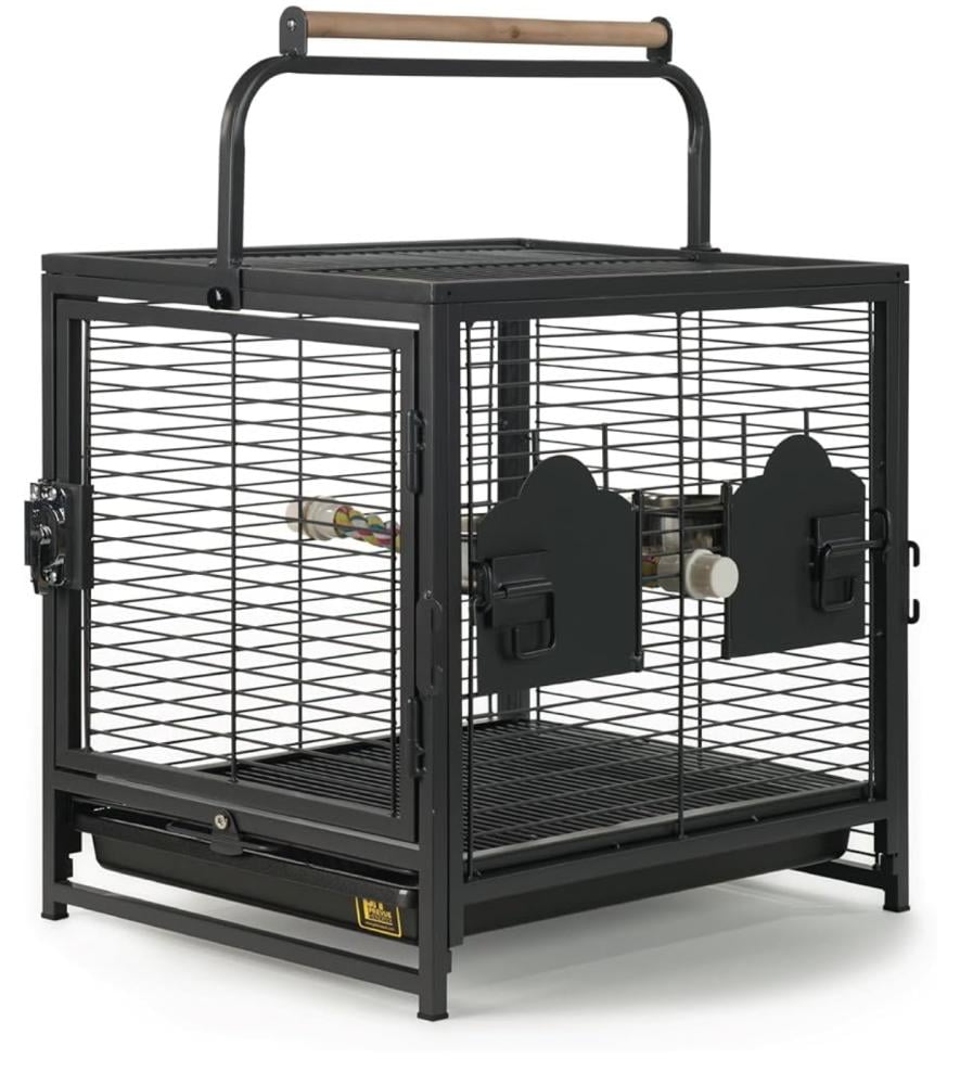 قفص طيور قفص ببغاء حديدي لتربية الطيور - حجم كبير لطيور المتوسطه والكب