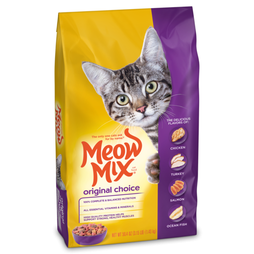 طعام قطط الاختيار الأصلي مياو ميكس Meow Mix Cat Fo...